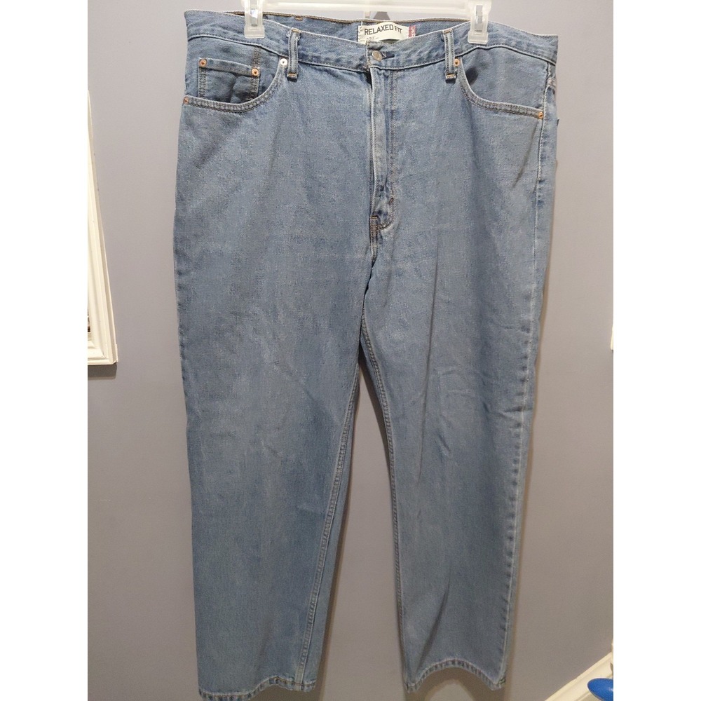 Y2K Levi's 550 Baggy Jeans Mens Relaxed Fit 42×30 Med Wash